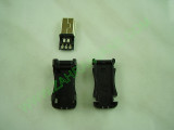 Сглобяема - права mini USB мъжка букса