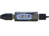 KWS-V21 - VA метър за USB с измервател на капацитет на заряда на батерия