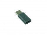 Преходник micro USB към USB Type-C - сив