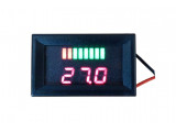 Волтметър и бар индикатор за заряд-разряд на оловен акумулатор 24V